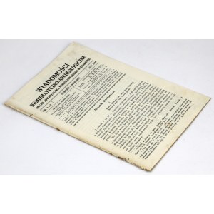 Numismatic and Archaeological News 1919 / 08 and 09