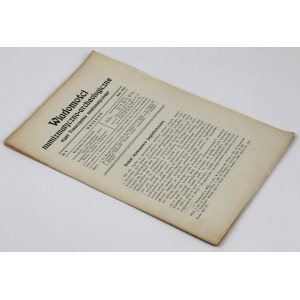 Numismatic and Archaeological News 1916 / 09