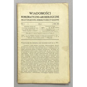 Numismatic and Archaeological News 1919 / 05