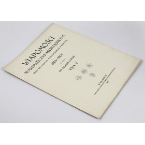 Notizie numismatiche e archeologiche 1903-1906 - ELENCO degli articoli
