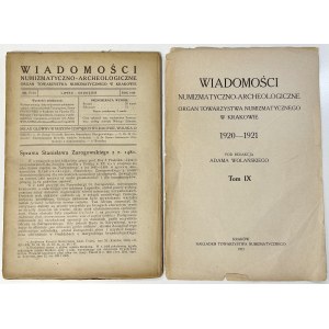 Numismatic and Archaeological News 1920 / 7-12