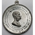 Medal VARIOUS POLITICS.... Francis Joseph 1880 - zinc