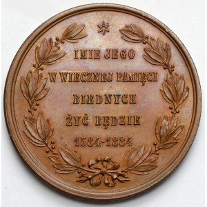 Medal, Peter Skarga - founding of the Brotherhood of Mercy, 1884