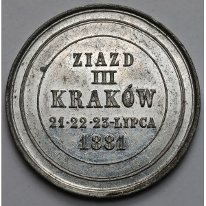 Medal, Third Congress of Naturalists and Physicians in Cracow 1881