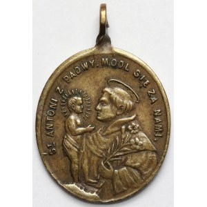 Medal, Św. Franciszek z Asyżu / Św. Antoni z Padwy (XIX/XX w.)