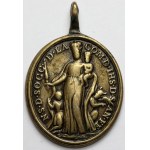 Religious medallion, Rome - St. Gervase (19th/20th century).