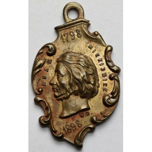 Medaglione, 100° anniversario della nascita di Adam Mickiewicz 1798-1898