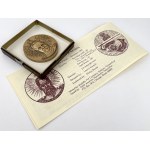 PANA medal Marshal Józef Piłsudski 1985 - mintage of 180 pieces.