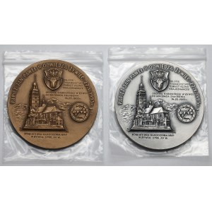 Medaglia, Giovanni Paolo II - Membro onorario del PTTK Babia Góra Branch di Zywiec 1995 - set (2 pezzi)
