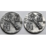 Medal, Holy Mount Athos / Saint George 1999 - set (2pcs)