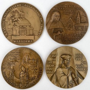 Medale o tematyce religijnej - zestaw (4szt)