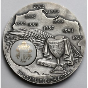 Medal, 25-lecie Pontyfikatu Jana Pawła II - PTAiN Tarnobrzeg 2002