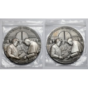 Medals, Nissenbaum Family Foundation 1999 - John Paul II / Victims of the Holocaust - set (2pcs)