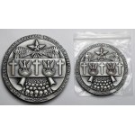 Medal, Polish Golgotha of the East 2000 - 70 and 90 mm. - set (2pcs)