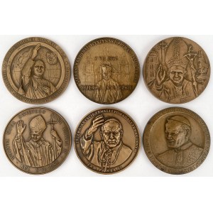 Médailles religieuses 1978-2003 - set (6pcs)