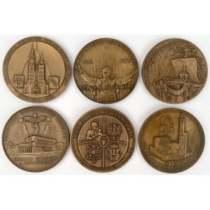 Médailles religieuses 1978-2003 - set (6pcs)