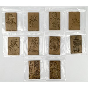 PTN Congress placards - from I (1993) to XXIV (1989) - set (10pcs)