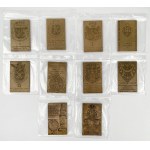 PTN Congress placards - from I (1993) to XXIV (1989) - set (10pcs)