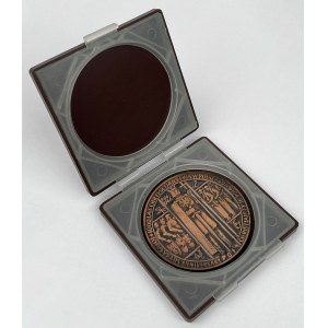PANA-Medaille 1000 Jahre Christentum in Polen 1966 - in Bronze