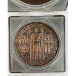 PANA-Medaille 1000 Jahre Christentum in Polen 1966 - in Bronze