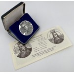 PANA medal 600th anniversary of the coronation of Ladislaus Jagiello 1986 - mintage of 45 pieces - in SILVER