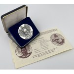 Medal of LORD Marshal Józef Piłsudski 1985 - mintage of 60 pieces - in SILVER.