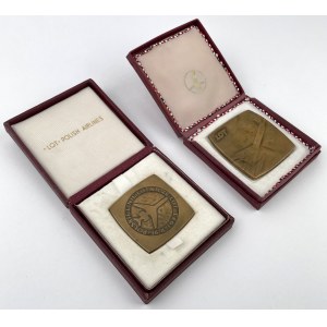 Médailles, Polish Airlines (LOT) - set (2pcs)