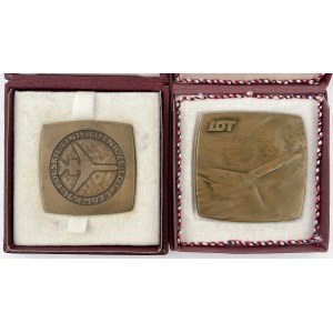 Médailles, Polish Airlines (LOT) - set (2pcs)