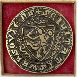 Medal, City Seal of Warsaw (14th century) - CEPELIA