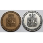 Medal, 150th Anniversary of the November Uprising - PTAiN Warsaw 1980 - set (2pcs)