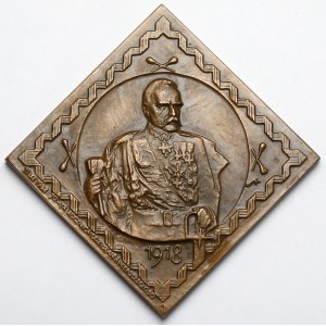 Medal, Pilsudski, 70.anniversary of Regaining Independence - PTAiN Lublin 1988