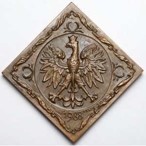 Medal, Pilsudski, 70.anniversary of Regaining Independence - PTAiN Lublin 1988
