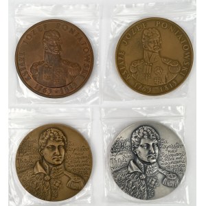 Medals, Prince Joseph Poniatowski 1984-1992 - set (4pcs)