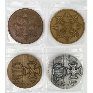 Medals, Prince Joseph Poniatowski 1984-1992 - set (4pcs)