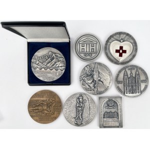 Medale okolicznościowe, Gniezno, Białystok, Krywań... - zestaw (8szt)