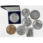 Medale okolicznościowe, Gniezno, Białystok, Krywań... - zestaw (8szt)