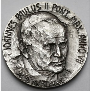 Città del Vaticano, Giovanni Paolo II, Medaglia 1984 - Juvenibus Christum - in ARGENTO [1341/6000].