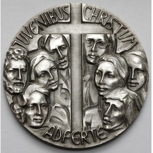 Città del Vaticano, Giovanni Paolo II, Medaglia 1984 - Juvenibus Christum - in ARGENTO [1341/6000].