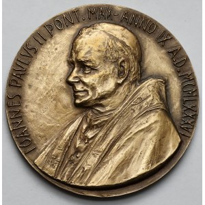 Watykan, Jan Paweł II, Medal 1986 - PAX DONVM DEI - w brązie [2080/6000]