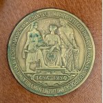 Medaile k 500. výročí navrácení Gdaňsku Polsku 1954 - v koženém pouzdře