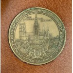 Medaile k 500. výročí navrácení Gdaňsku Polsku 1954 - v koženém pouzdře