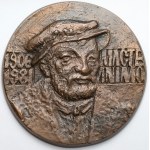 Medal, 75 years of Mikołaj Rej High School in Warsaw 1981.