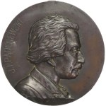 II RP, portrait medallion from 1923, Ignacy Jan Paderewski, Andrzej Tyblewski