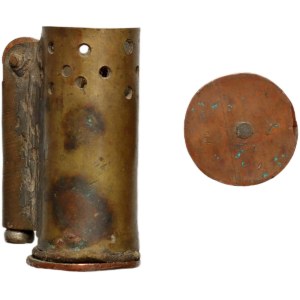 Set de briquets à essence, trench art, (2 pièces)