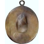 II RP, portrait medallion from 1925, Bolesław Chrobry