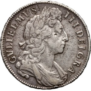 Great Britain, William III, 1/2 crown 1701