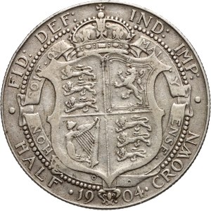 Great Britain, Edward VII, 1/2 crown 1904