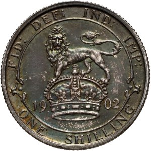 Great Britain, Edward VII, 1902 shilling, matte proof