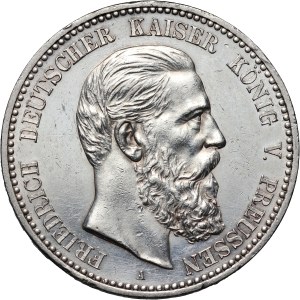 Germany, Prussia, Friedrich III, 5 Mark 1888 A, Berlin