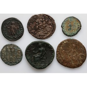 Roman Empire, coin set, 1st-4th century, (6 pieces)